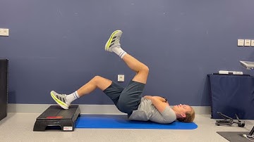 Single leg hamstring bridges