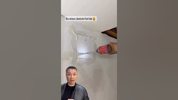 ✨  Drywall patch hack