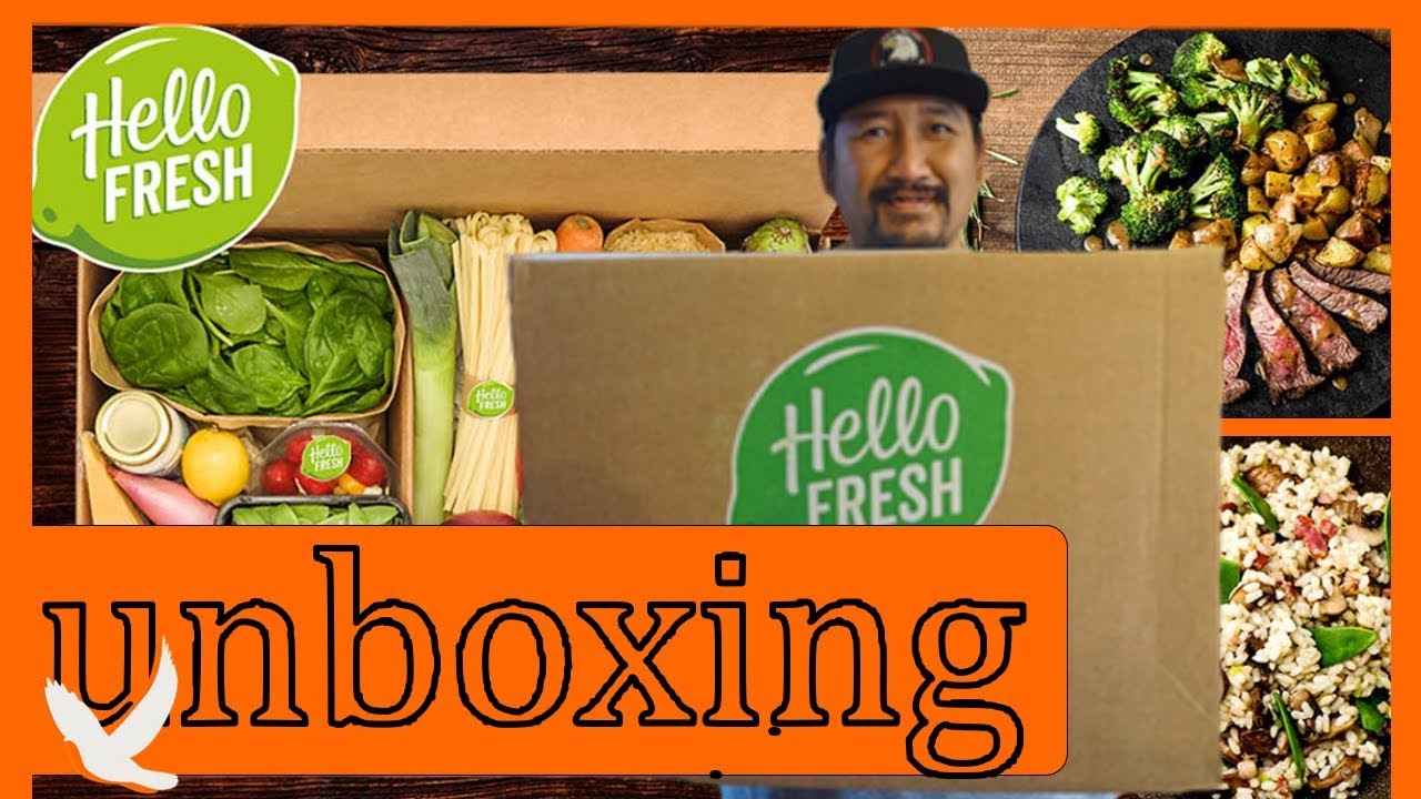 Hello Fresh Classic Plan 4 Meal Unboxing Youtube
