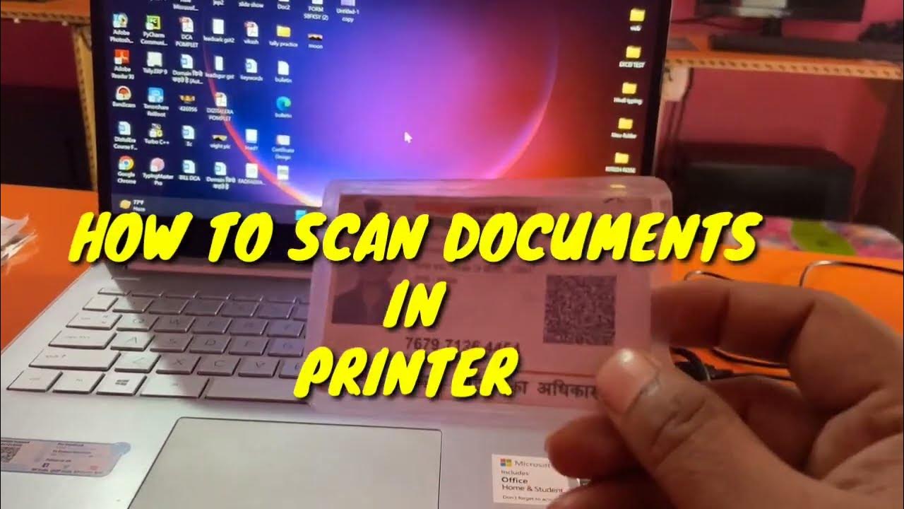 How to Scan Adhar card, Pan card, Documents in Printer Scan Documents
