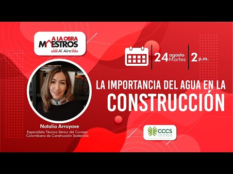 La importancia del agua en la construcción