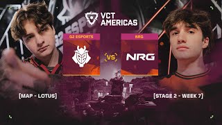 G2 vs. NRG - VCT Americas Stage 2 - Grand Finals - Map 2