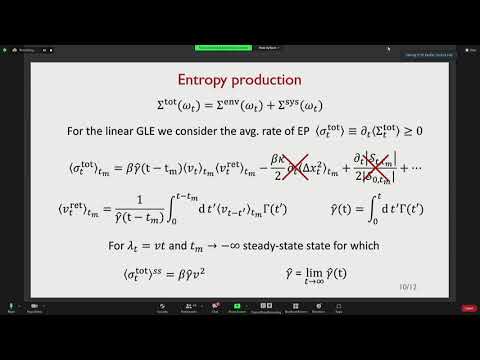 Thermodynamics of the generalized Langevin equation and its applications