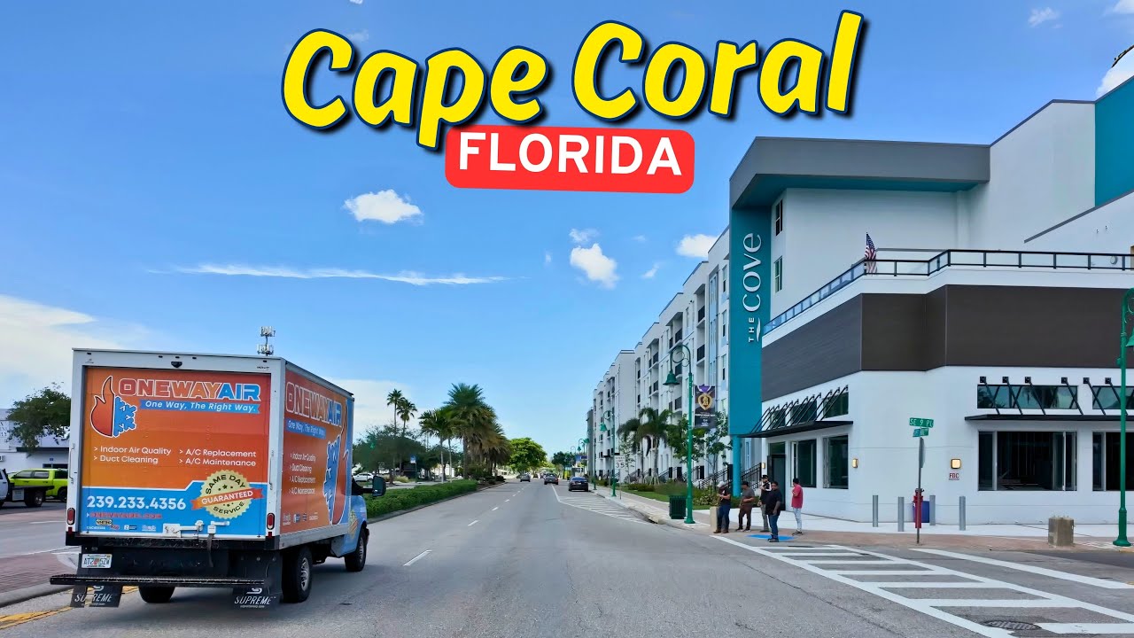Driving Through Cape Coral Florida
