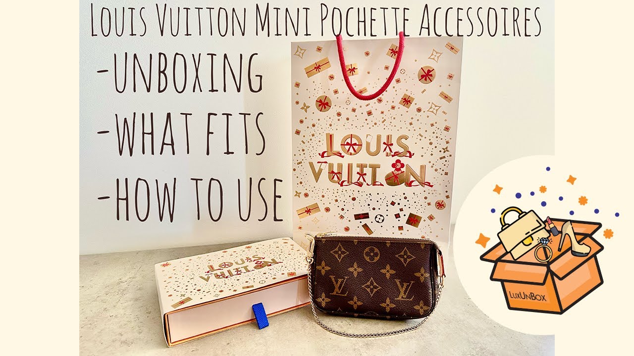 Louis Vuitton Mini Pochette Accessoires on Chain UNBOXING | WAYS TO USE | WHAT FITS INSIDE