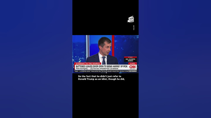 Pete Buttigieg Calls J.D. Vance a 'Regrettable Choice' for VP