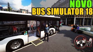 BUS SIMULATOR 18 - NOVO Simulador de Ônibus PRIMEIRA GAMEPLAY l PT-BR (PC) screenshot 2