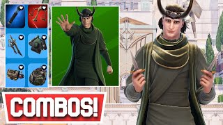 *NEW* BEST LOKI, GOD OF STORIES SKIN COMBOS! | Fortnite