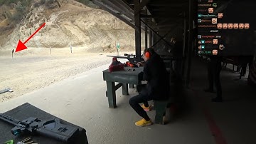 xQc Hits Every Single Shot At Gun Range..
