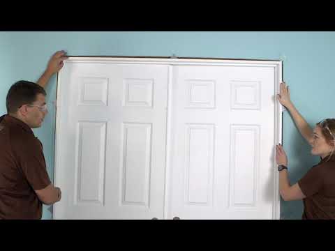 Video: Dubbele deuren: soorten, afmetingen, installatie