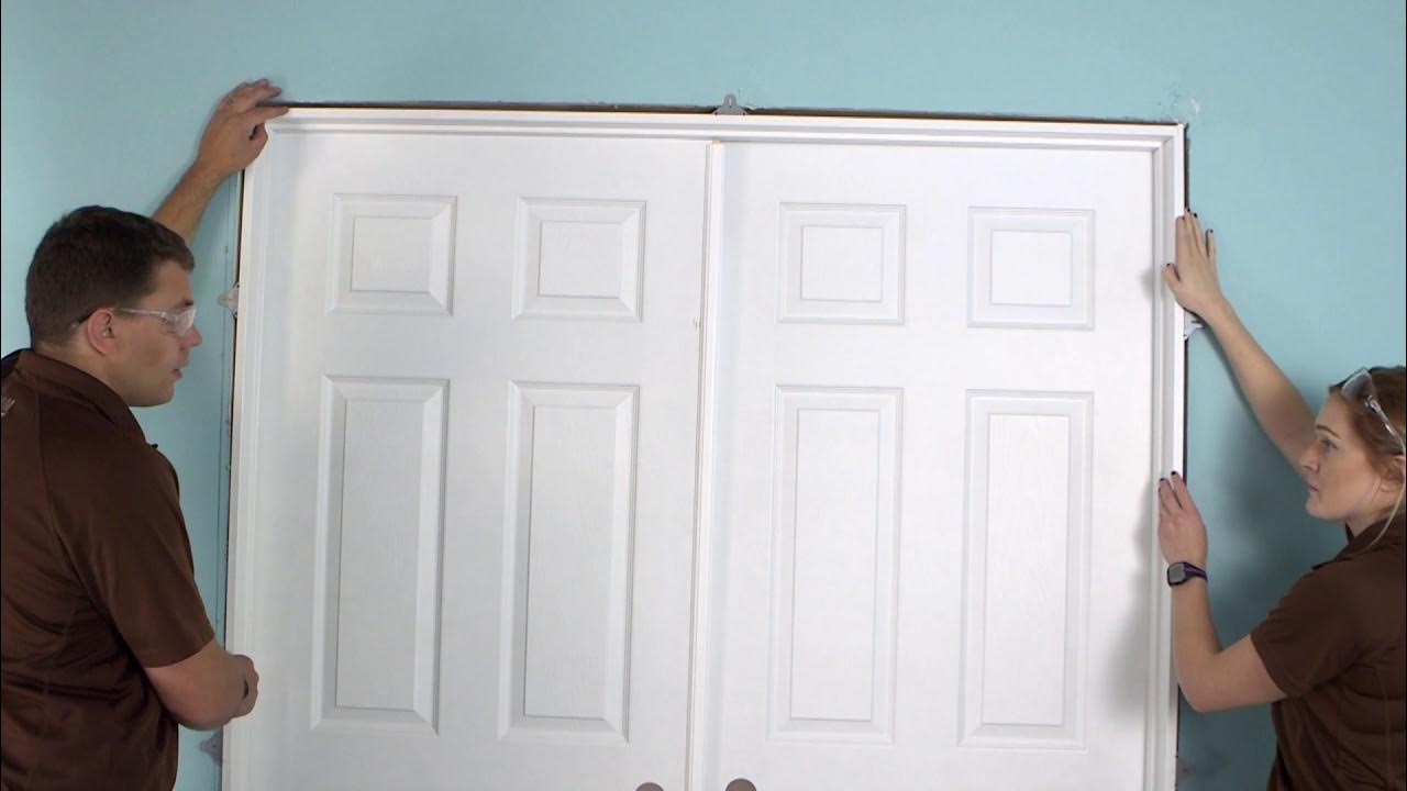 Installing an Interior Double Door - YouTube