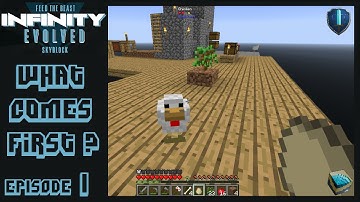 Minecraft FTB Infinity Evolved Skyblock [Expert Mode] E1 - What Comes First?