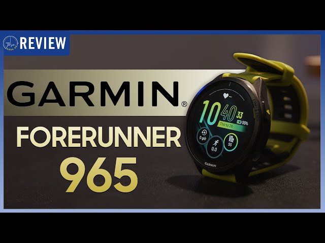 Garmin Forerunner 965: Đồng hồ thông minh cao cấp dành cho người chạy bộ| Thế Giới Đồng Hồ