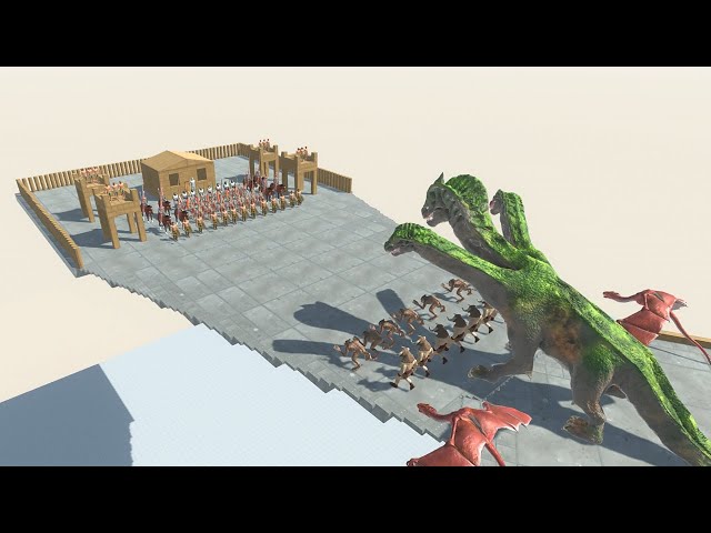 Protecting AVATAR KING from Armies - Animal Revolt Battle Simulator