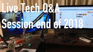 Live Tech Q&A with Geekyranjit - Last Video for 2018
