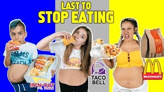 LAST To STOP EATING FAST FOOD Wins $10,000 Challenge! *BAD IDEA* | The Royalty Family