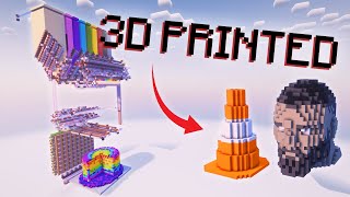 I Built a GIANT 3D Printer in Minecraft