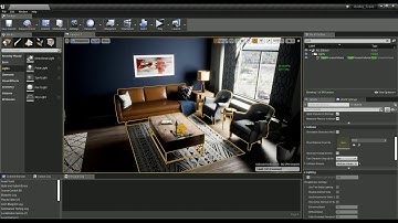 UE4 Raytrace Archviz Interior Tutorial   Realtime GI, Reflection, Shadow   no bake   RTX 2080 ti