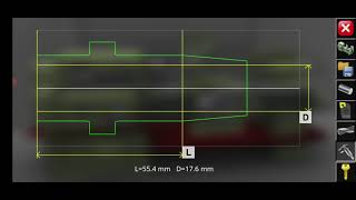 Taper process using 1K62 Lathe Simulator