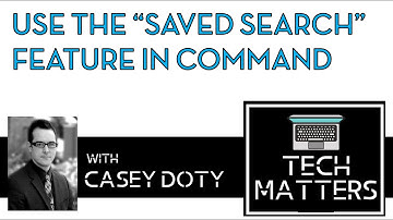 How to Use the "SAVED SEARCH" freature in KW Command