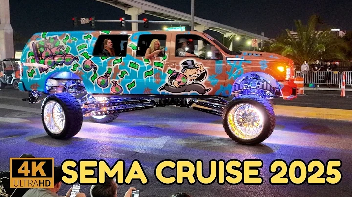 SEMA CRUISE 2025: Wildest Custom Car & Truck Roll Out Las Vegas 4K