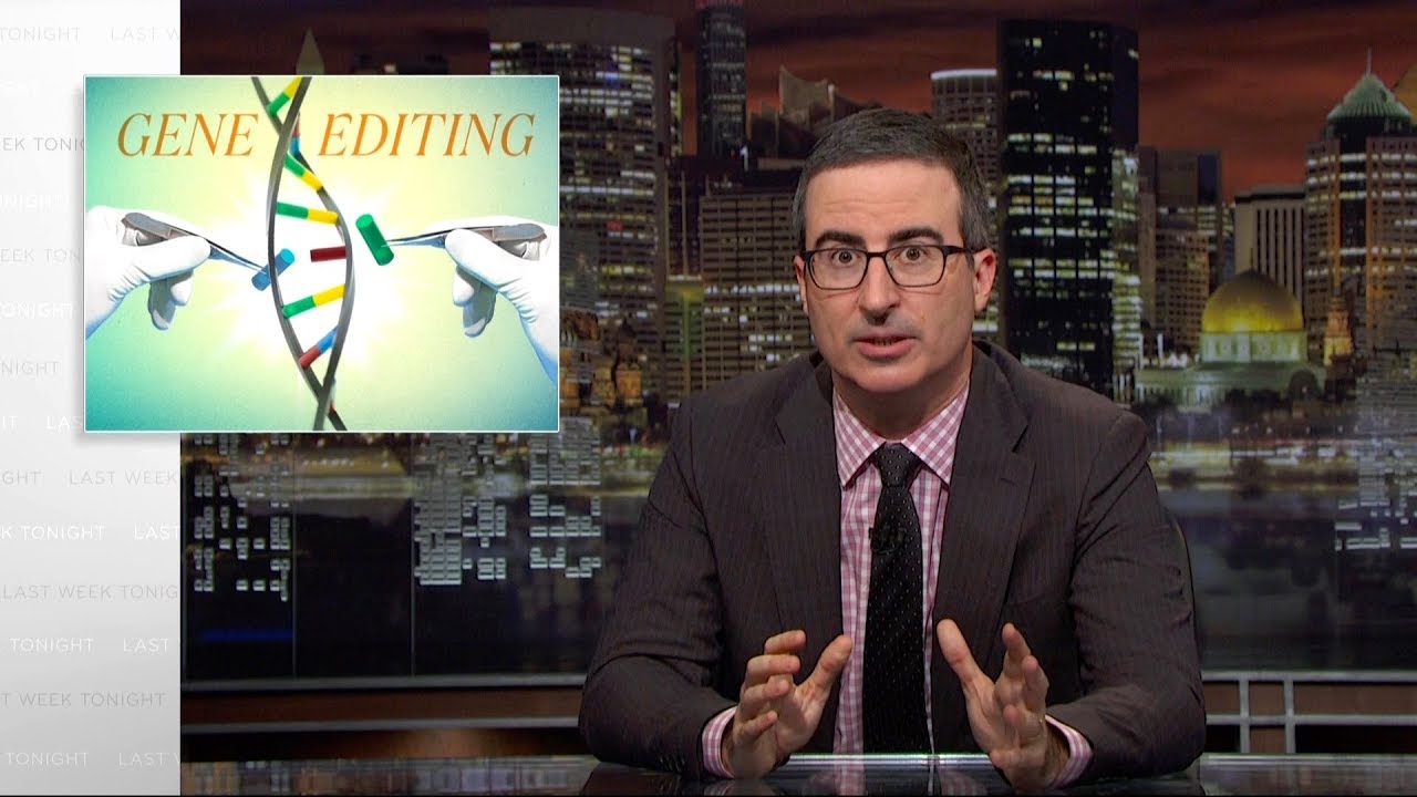 John Oliver Takes on Gene Editing With Help From 'Jurassic Park,' 'Rampage' (Video)