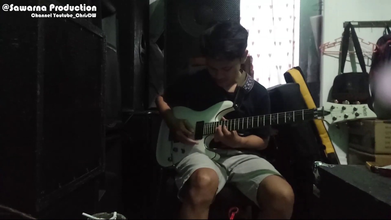 Terhanyut dalam kemesraan cover gitar Chrisdw YouTube
