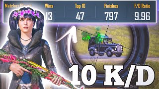 10K/D GAMEPLAY | Best Solo vs Squad Clutches | PUBG mobile / BGMI