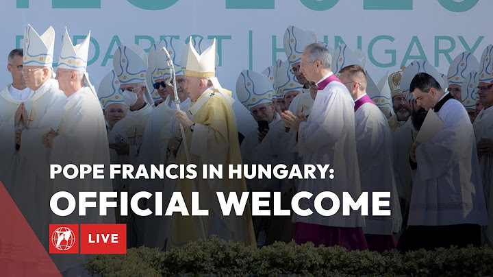 LIVE | Pope Francis’ Arrival in Hungary | April 28th, 2023