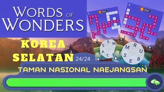 Jawaban Words of Wonders Korea Selatan (TAMAN NASIONAL NAEJANGSAN) Bahasa Indonesia screenshot 4