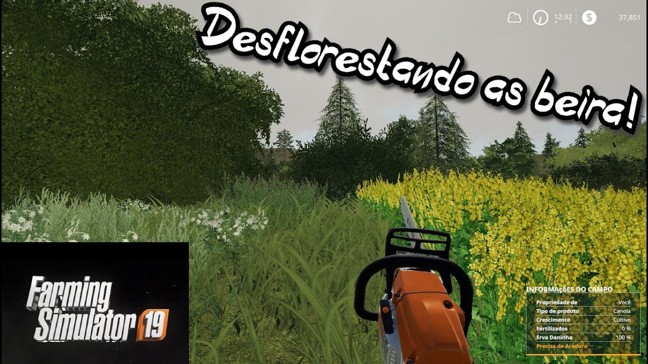 Farming Simulator 19 #1 COMEÇANDO DO ZERO Modo Hard - Comprei o Terreno e  Maquinas 