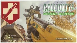 Best Call of Duty Modern Warfare Rushing Class setup! COD4 P90 Gameplay (Remastered Approved)