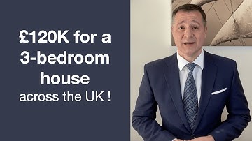 It costs below £120K to build a 3-bedroom house in the UK