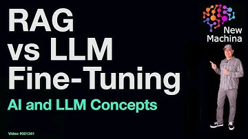 RAG versus LLM Fine-Tuning