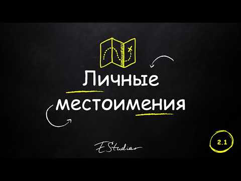 Местоимения  Испанский язык для начинающих