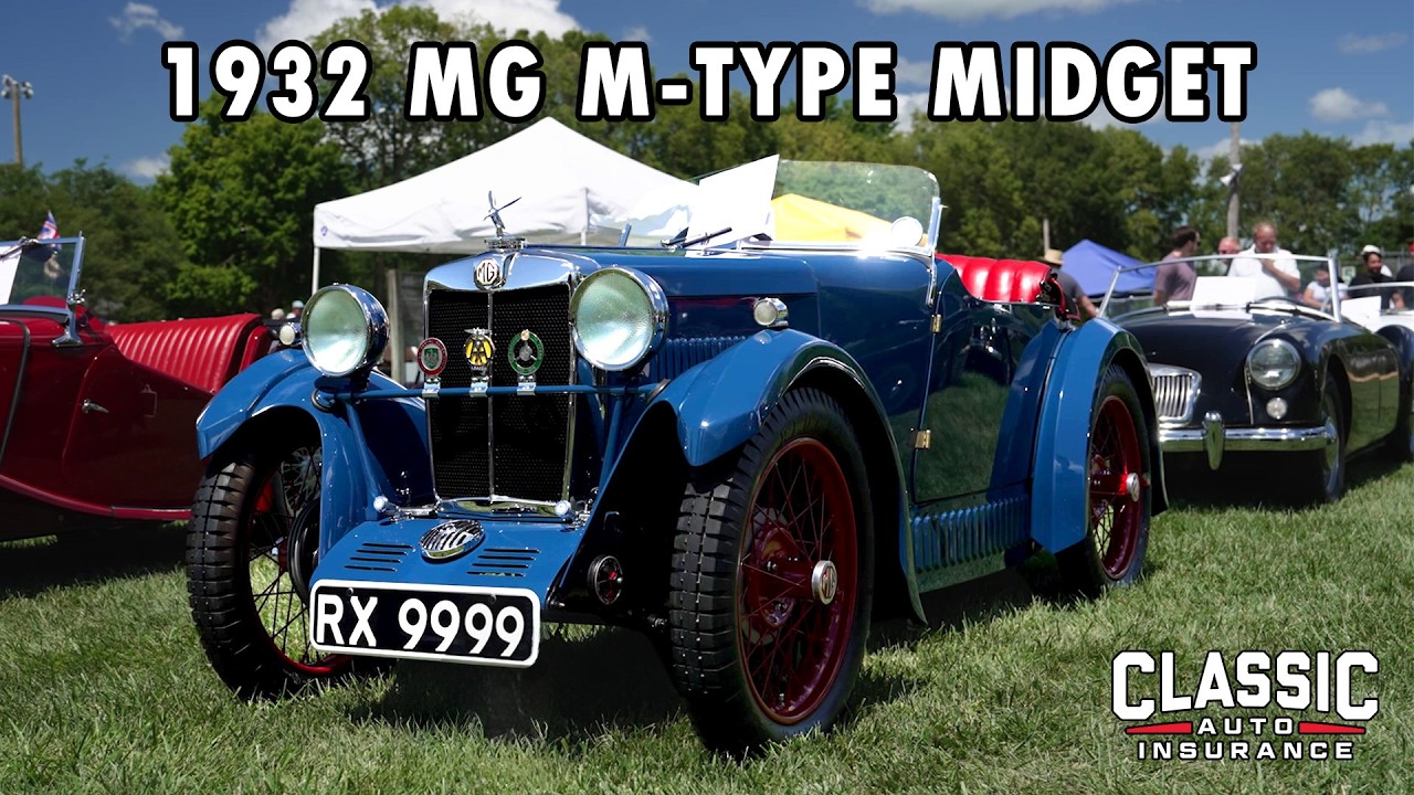 1932 MG M-Type Midget | Indy British Motor Day - YouTube