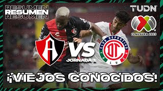 Resumen | Atlas vs Toluca | Liga Mx - CL2023 J1 | TUDN