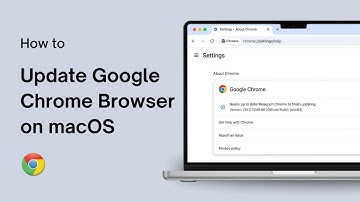 How to Update Google Chrome Browser on macOS