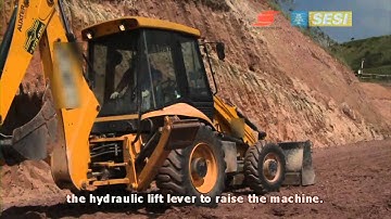 Project Video Series 100% Safe | Safety When Operating a Backhoe loader (English subtitles)