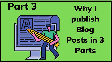 How I Publish My Articles in 3 parts (Part 3) : Blogging Ask