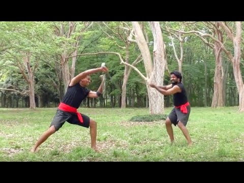 カラリパヤットゥ 武器術 槍と剣 Kalaripayattu Spear and Sword Indian Martial Arts