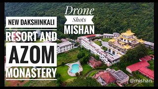 Dakshinkali Gumba and New Dakshinkali Village  Resort Drone Shots by Mishan - New Azom Monastery