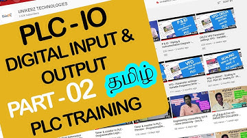 What is PLC I/O? - Digital Input,Output - In Tamil - Part 02
