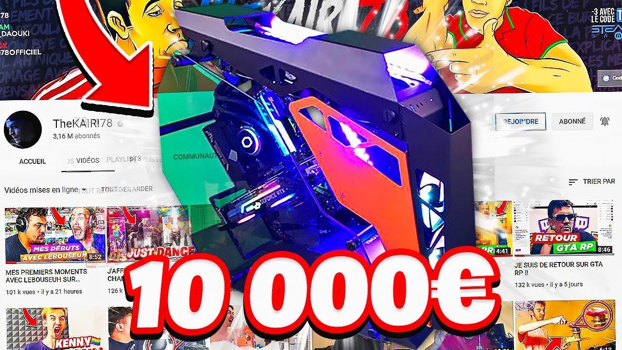 MON NOUVEAU PC A 10000 EURO YouTube