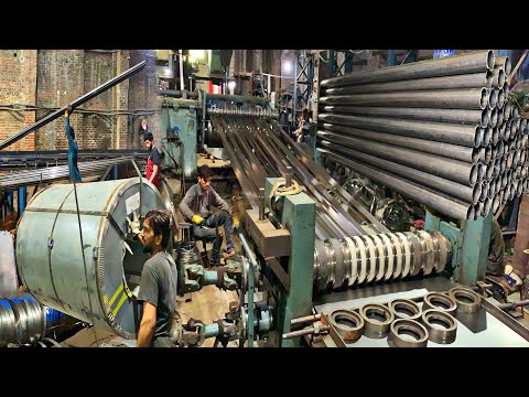 How Stainless Steel Pipe Are Made in Factory || Manufacturing Process of Stainless Steel Pipe