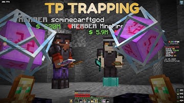Killing Tp Trappers in BLOCK FUN lifesteal server I #blockfun