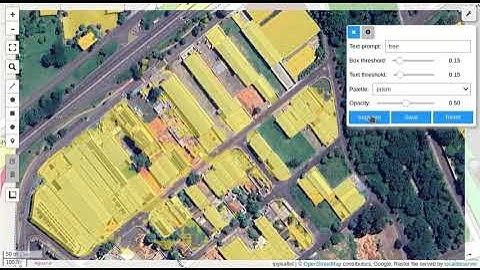 Text prompt-based segmentation of remote sensing imagery