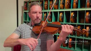 Fine Italian Violin Crafted by Violinmaker Giuseppe Scarampella in 1893 for Sale