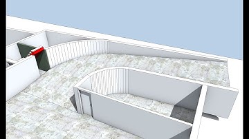 Allplan - Modelare 3D - Rampa curba 3D