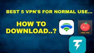 HOW TO DOWNLOAD VPN'S FOR FREE|| TOP 5 VPN'S FOR NORMAL USE|| VPN'S FOR GAMING screenshot 3